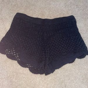 Crochet shorts